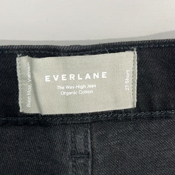 NWT Everlane Organic Cotton The Way High Jeans in
Coal Raw Hem Size 27 Short - Picture 8 of 13